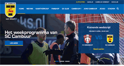 Desktop Screenshot of cambuur.nl